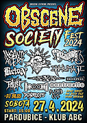 Obscene Society Fest 2024 bude opět v dubnu v Pardubicích