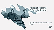Oznamujeme místo a support koncertu Alasdaira Robertse a Fredrika Rastena