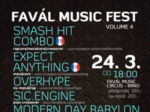Favál Music Fest Vol. 4 zveřejnil harmonogram - info