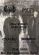 POSTEA, CHANDRA, OUTWARD, UGFC a NUUMMITE 27. 6. 2020 v Kolíně