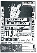 PUNK FEST 11. 9. 2021 v Chotěboři