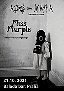 ASO - NAGA & MISS MARPLE zahrají 21. 10. v pražské Baladě