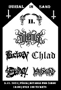 Prosincový minifest Burial in Sand má kompletní line-up!