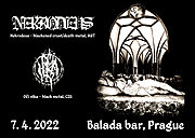 NEKRODEUS + OČI VLKA 7. 4. 2022 v pražské Baladě