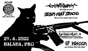 LYCANTHROPHY + SEDEM MINÚT STRACHU + TERMINATOR X + ST. MINCER 29. 4. 2022 v Baladě