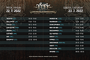 ETEF - ENTER THE ETERNAL FIRE FEST 2022 - program, výše vstupného na místě