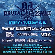 Brutal Assault 2022 - program na úterý