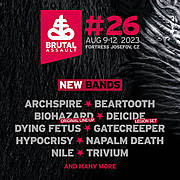 První jména v sestavě Brutal Assaultu 2023!