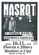NAŠROT, ATOMOVÁ MIHULE a POZOR MAMUT 16. 11. 2022 ve Zborné u Jihlavy
