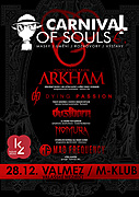 Šestý ročník festivalu Carnival of Souls se blíží! 28. 12. 2022 ve Valmezu.