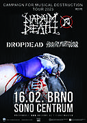 NAPALM DEATH a další 16. 2. 2023 v Brně