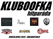 Kluboofka hitparáda duben 2023