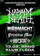 NAPALM DEATH a spol. už příští týden v Brně