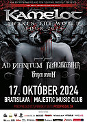 Melodici KAMELOT prídu do Bratislavy roztočiť uragán plný emócií - 17. 10. 2024