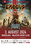 Bratislavu čaká pekelne horúce leto. V auguste priložia do kotla thrashové legendy EXODUS!