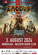 Bratislavu čaká pekelne horúce leto. V auguste priložia do kotla thrashové legendy EXODUS!