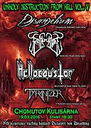 UNHOLY DESTRUCTION FROM HELL 19.3.2016 v Chomutově