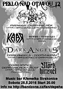 PEKLO NAD OTAVOU 12 (AVENGER, MÖRKHIMMEL, DARK ANGELS, KAAR) 28.5.2016 ve Strakonicích