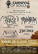 CARNIVAL OF SOULS festival IV – první 4 kapely zveřejněny! ŽREC a RAVENARIUM znovu na scéně!