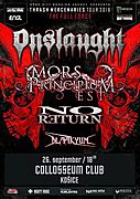 ONSLAUGHT a MORS PRINCIPIUM EST zavítajú do Košíc! 26. 9. 2016.
