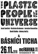 Legendární THE PLASTIC PEOPLE OF THE UNIVERSE 26. 11. 2016 v Českých Budějovicích