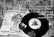 Vychází osmipalcový lathe cut STAND UP SPEAK UP!