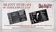Dvě dema SILENT STREAM OF GODLESS ELEGY vyjdou poprvé na CD! V březnu pod Pařátem!