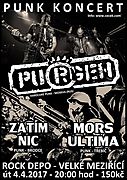 Ruská hardcore/punk družina PURGEN zahraje 4. 4. 2017 ve Velkém Meziříčí