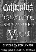 CALLIOPHIS, VICTIMS OF CREATION, ET MORIEMUR, SELF-HATRED 14. 4. 2017 v Plzni