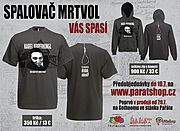 Spalovač mrtvol vás spasí! Nová nabídka merchandise