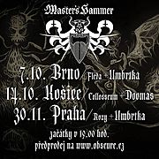 MASTER´S HAMMER na podzim v Praze, Brně a Košicích