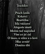 Tracklist nového alba skupiny ROSA NOCTURNA