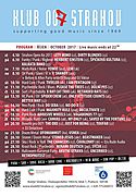 Program – Klub 007 Strahov – říjen 2017