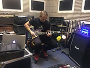 Kytarista CITRONU Pavel Hanus pracuje na svém sólovém CD