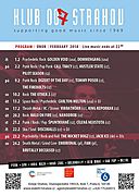 Klub 007 Strahov - program - únor 2018
