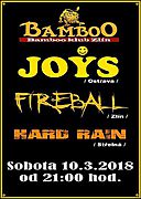 JOYS, FIREBALL a HARD RAIN zahrají společně ve Zlíně