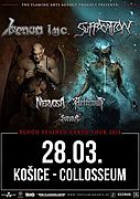 VENOM INC., SUFFOCATION a NERVOSA napadnú košické Collosseum!