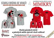 Druhý dotisk triček a mikin motivů Starej Brůna a Mimikry
