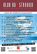 Klub 007 Strahov - program - září 2018