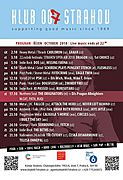 Klub 007 Strahov - program - říjen 2018