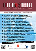 Klub 007 Strahov - program - listopad 2018