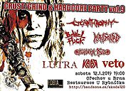 Crust/Grind & Hardcore Party vol. 9, 12. 1. 2019, Ořechov u Brna