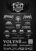 ETEF 2019 oznamuje BLAZE OF PERDITION a NERVOCHAOS!