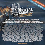 BRUTAL ASSAULT 2019 #24 - Update kapel 01 / 05 / 2019