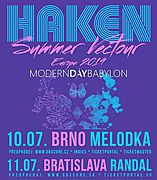 HAKEN, MODERN DAY BABYLON - středa Brno, čtvrtek Bratislava