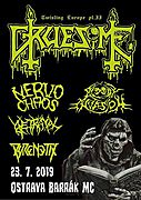 GRUESOME a NERVO CHAOS 23. 7. v Ostravě