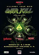OVERKILL, DESTRUCTION, FLOTSAM & JETSAM a REZET 21. 9. 2019 V Jablonci n. Nisou