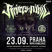 RIVERS OF NIHIL / BLACK CROWN INITIATE / MØL / ORBIT CULTURE 23. 9. v Praze