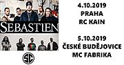  SEBASTIEN - koncerty v Praze a v ČB