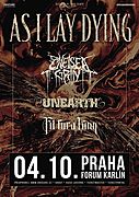 AS I LAY DYING v novém prostředí Forum Karlín Club